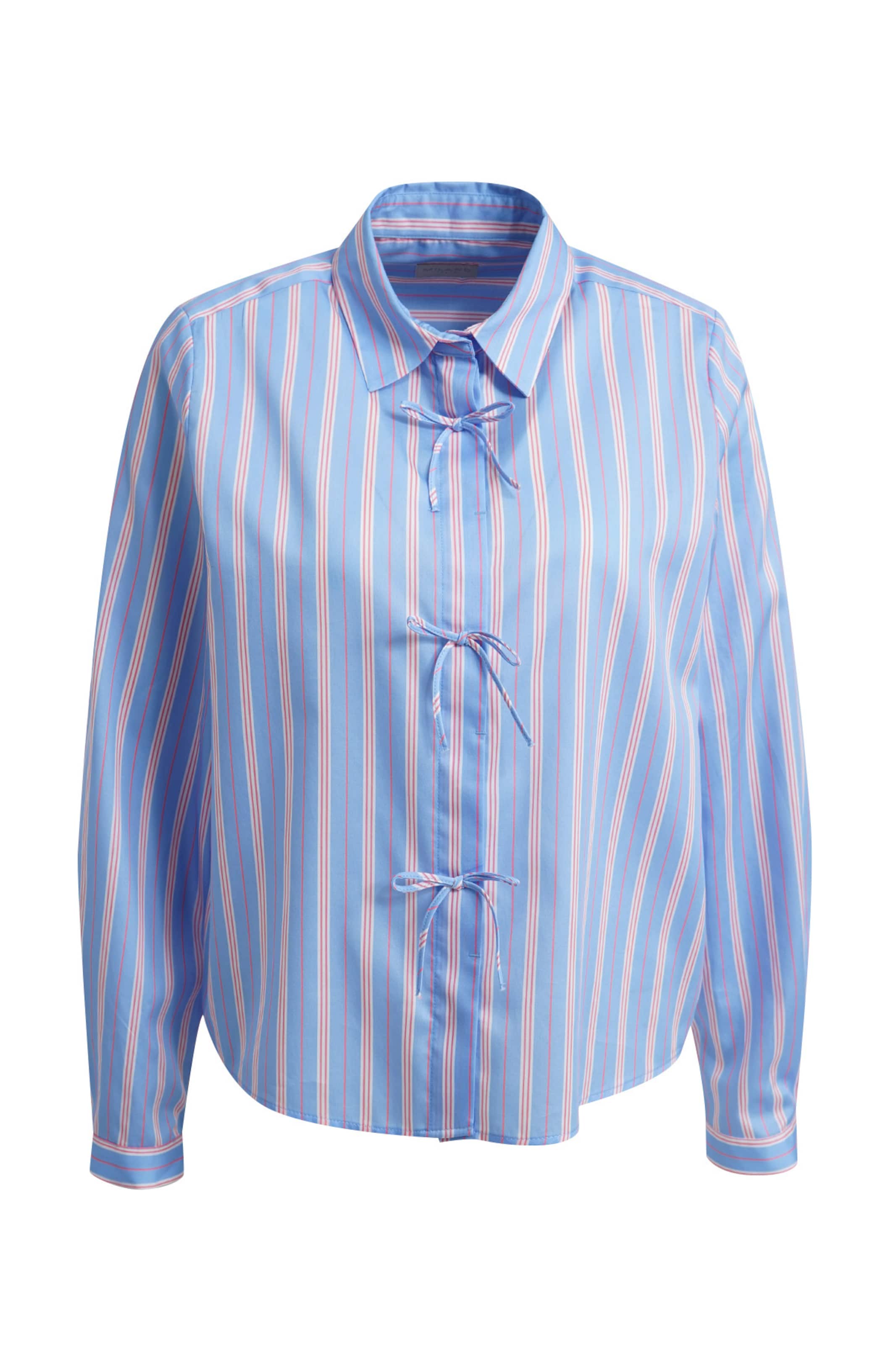 Milano Italy Blouse in Blue: front