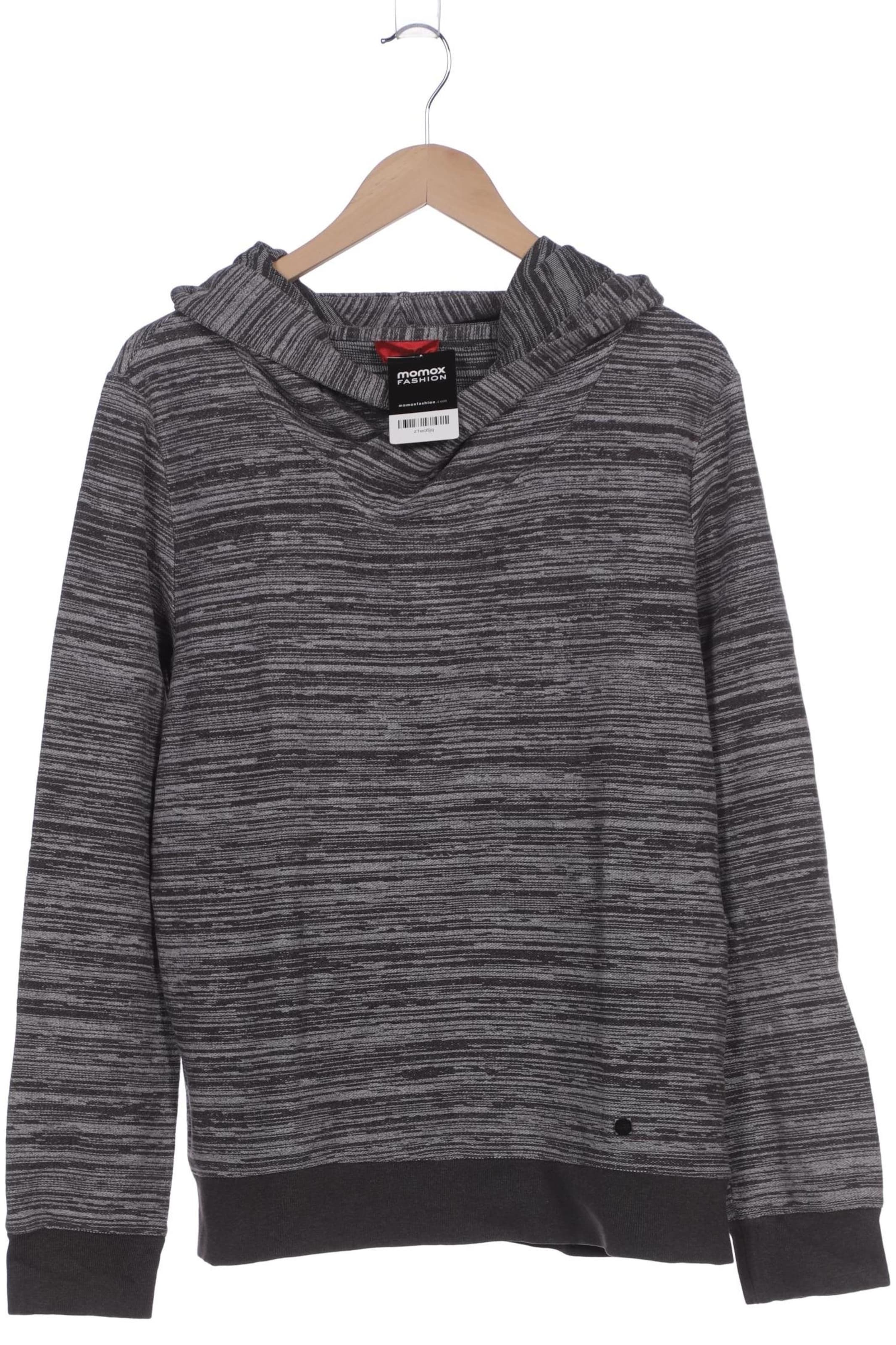 HUGO Sweatshirt & Zip-Up Hoodie in M in Grey: front