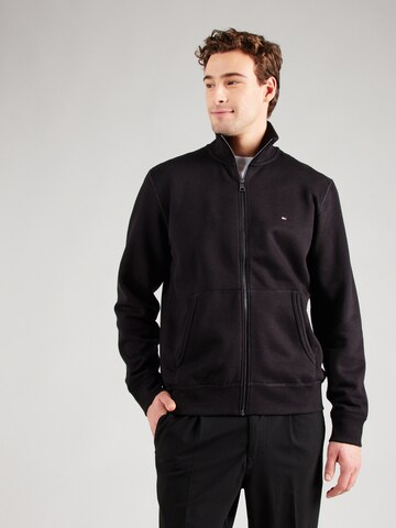 Veste de survêtement 'ESSENTIAL' TOMMY HILFIGER en noir : devant