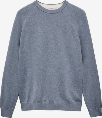 MANGO MAN Pullover 'Ten' in Blau: predná strana