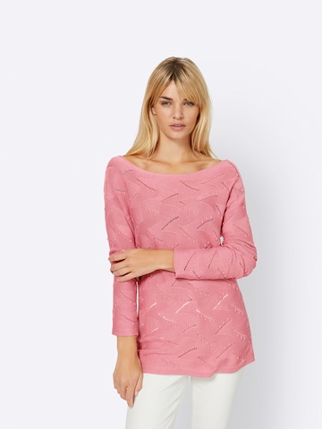 heine Sweater in Pink: front