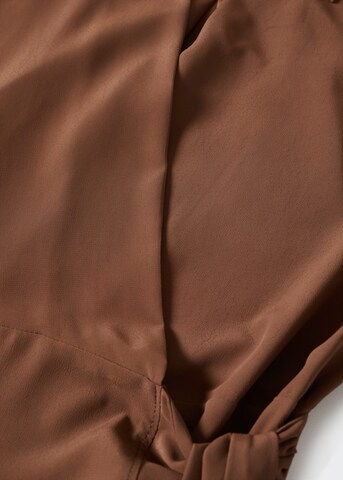 MANGO Shirt Dress 'Toto' in Brown