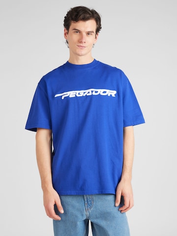 Pegador Shirt 'MANOR' in Blauw: voorkant