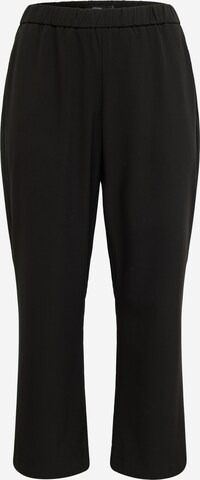 Vero Moda Curve Regular Pants 'ZELDA' in Black: front