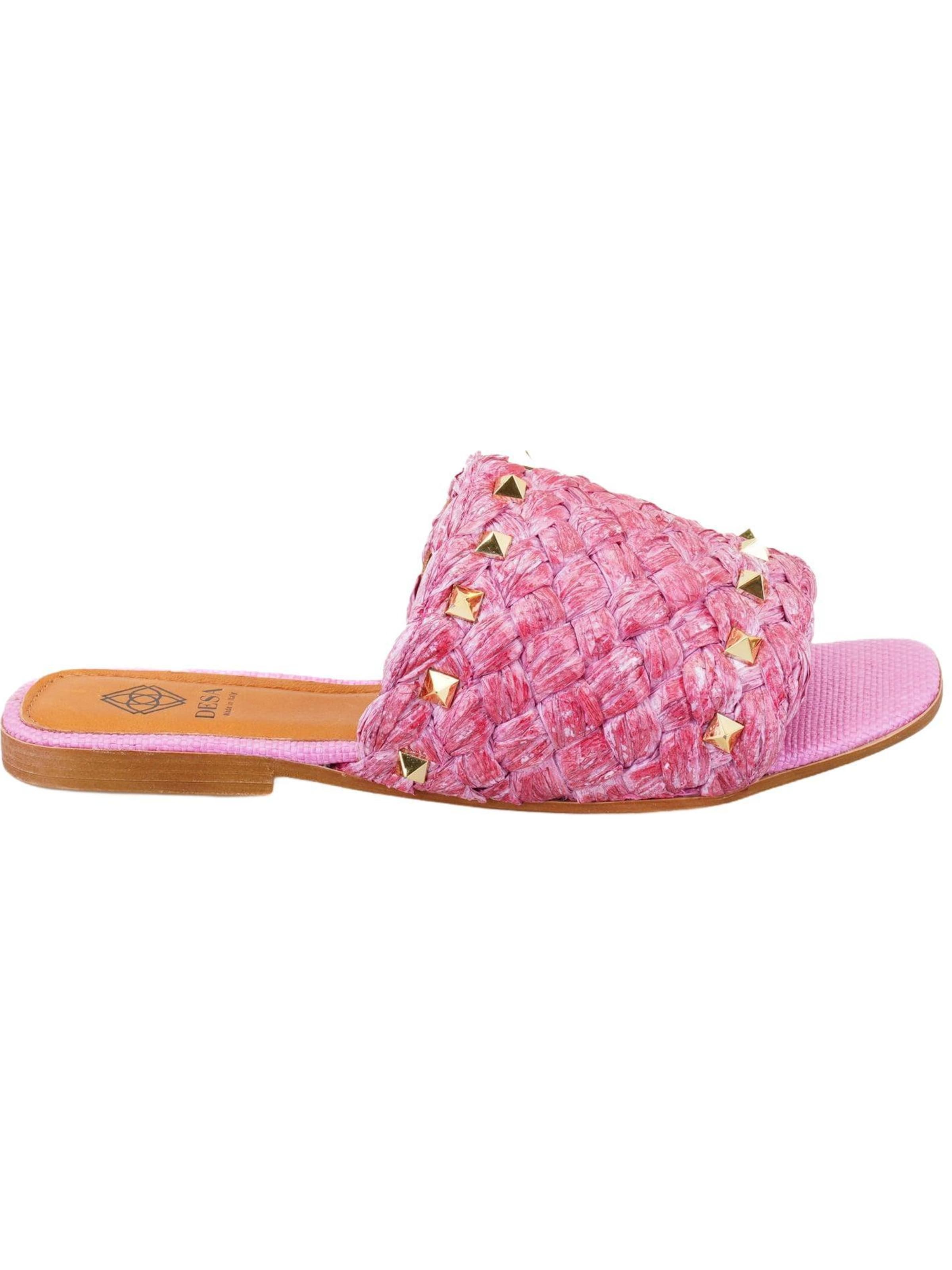 Pantoufle 'Hausschuhe' Desa en marron : devant