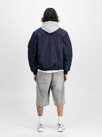 ALPHA INDUSTRIES Between-Season Jacket 'MA-1 ZH' in Blue