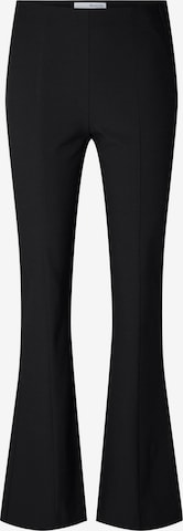 SELECTED FEMME Flared Broek 'Eliana' in Zwart: voorkant