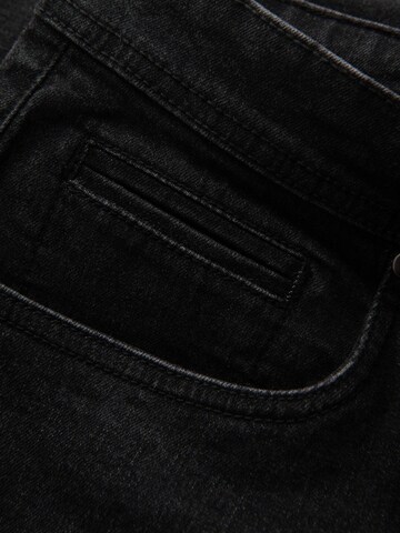 Ombre Slimfit Jeans in Zwart