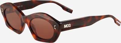 Ochelari de soare McQ Alexander McQueen pe maro caramel / maro închis / alb, Vizualizare produs