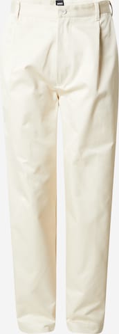 Pantaloni con pieghe 'C-Kai-DPL' di BOSS in beige: frontale