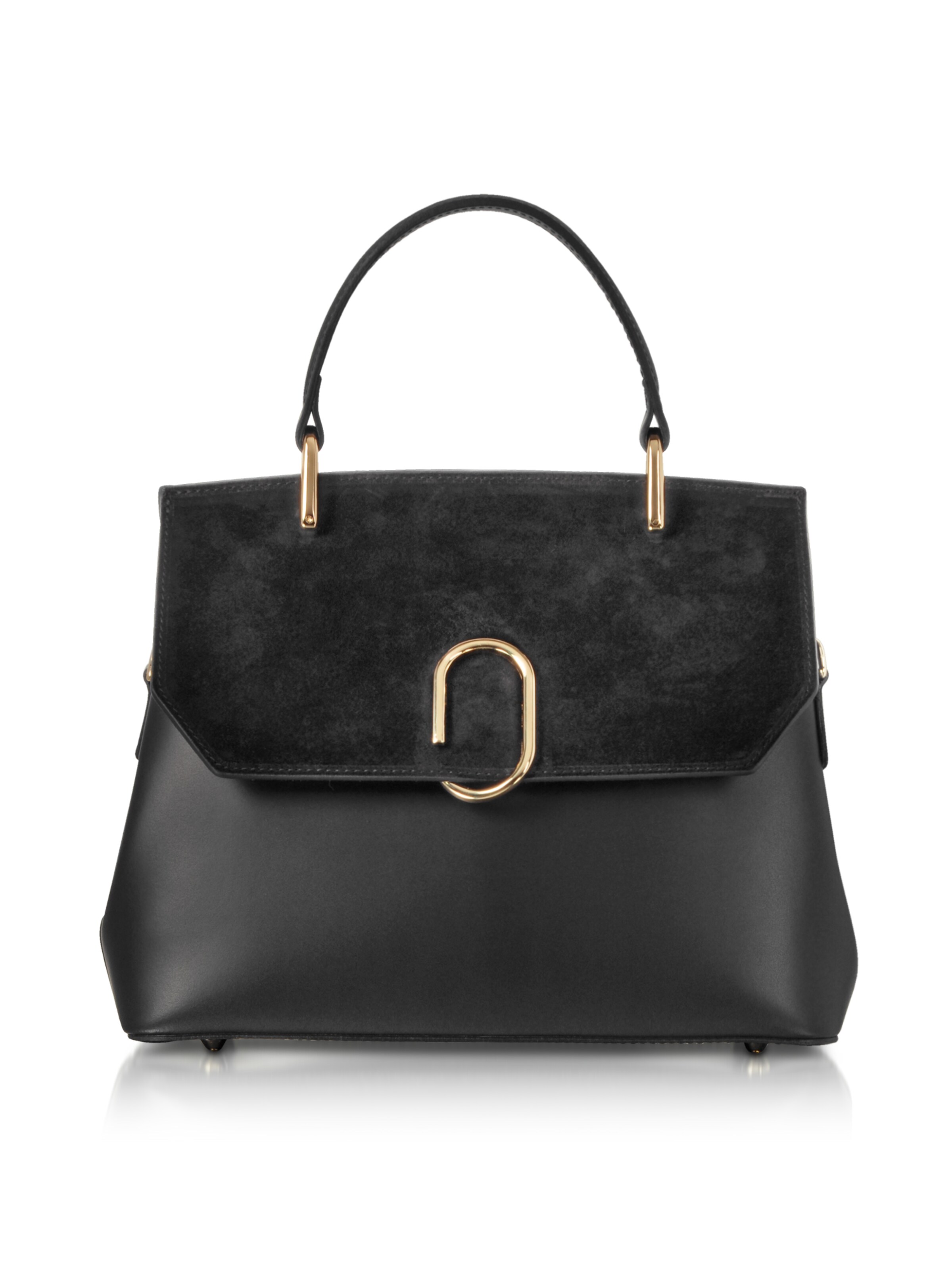 LeParmentier Handtas 'Thais' in Zwart: voorkant