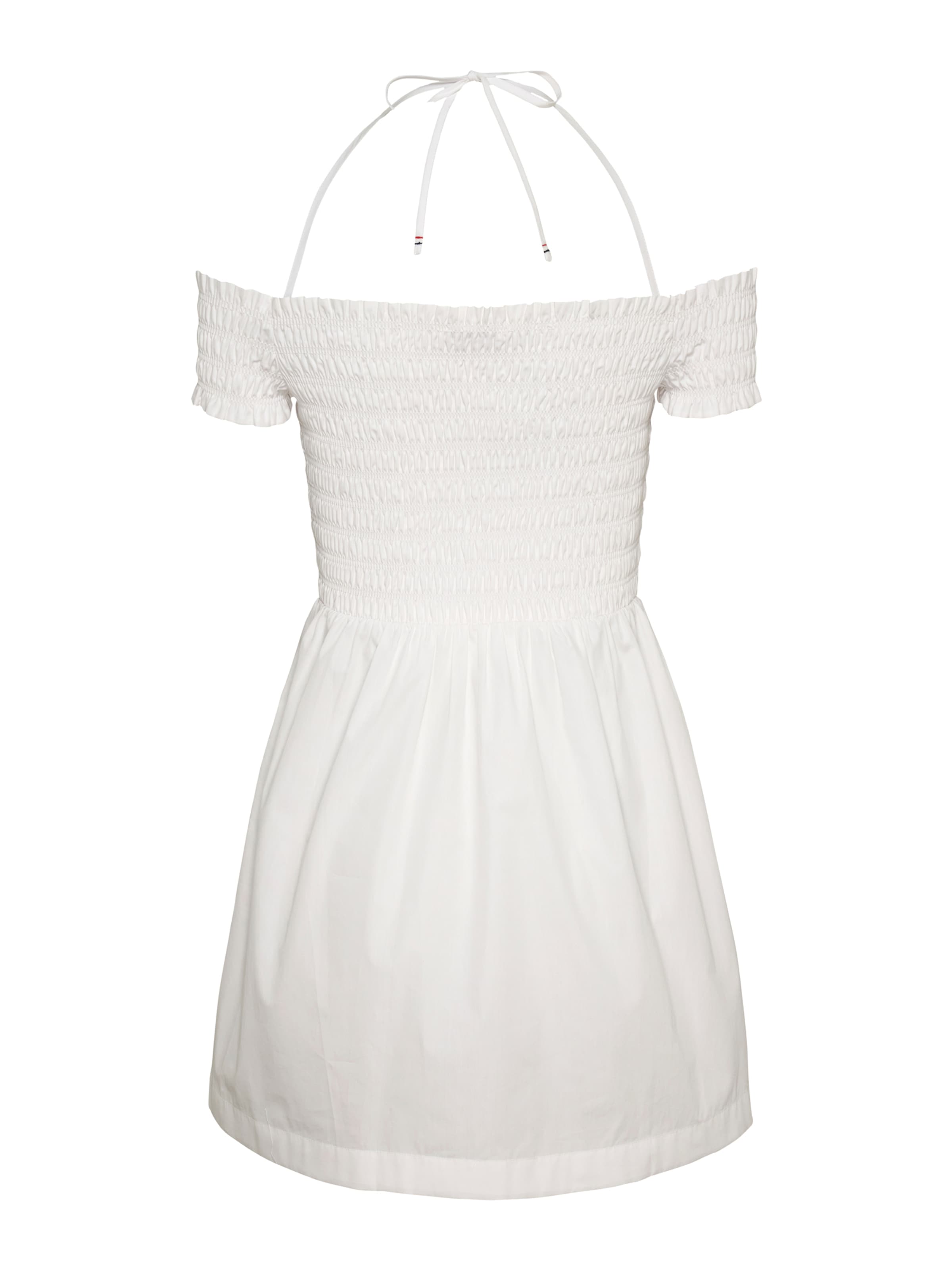 Tommy Jeans Καλοκαιρινό φόρεμα σε λευκό