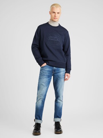 BOSS Black Sweatshirt 'Soleri280' i blå