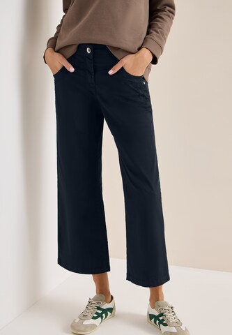 CECIL Wide Leg Hose in Blau