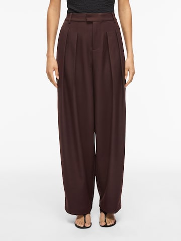 VILA Vat Bandplooibroek 'VIHelen' in Bruin