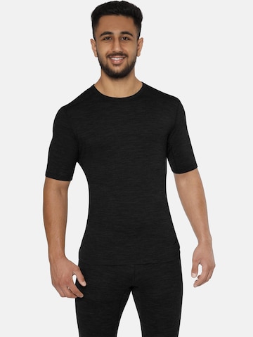 normani Functioneel shirt 'Darwin' in Zwart: voorkant