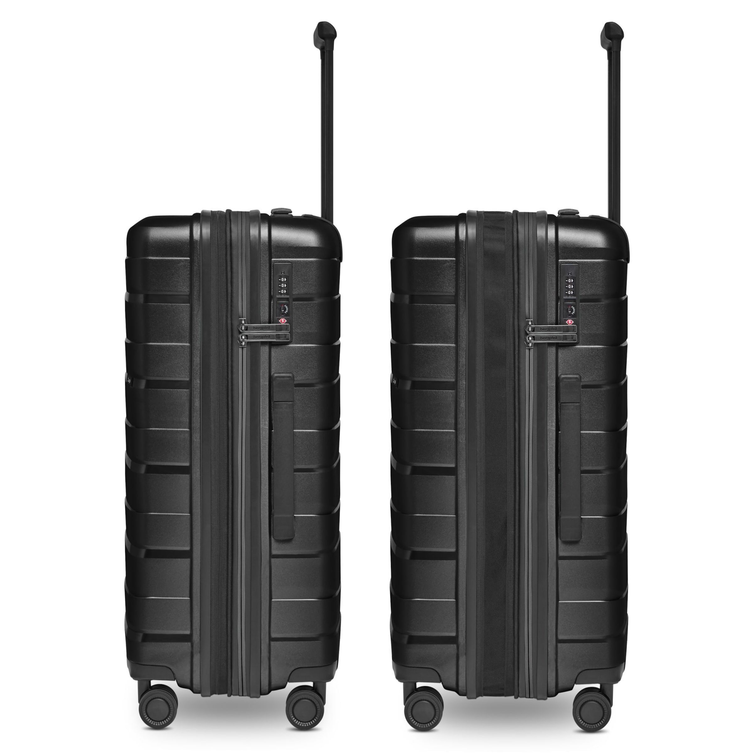 Bergpfeil Suitcase Set in Black
