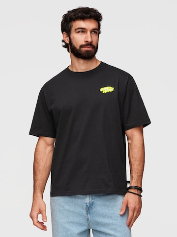 Ombre Shirt in Zwart