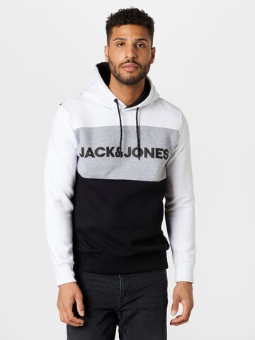JACK & JONES - Regular Fit Sweatshirt em preto: frente