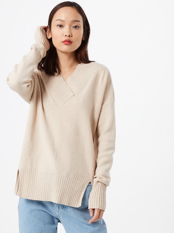 Pull-over 'NEW BETTY' River Island en beige : devant