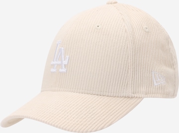 NEW ERA Cap '9FORTY LA Dodgers' in Beige: front