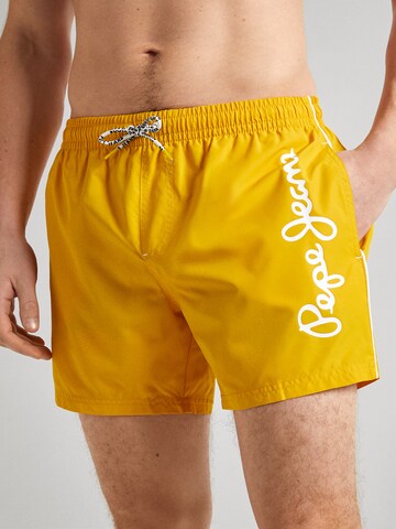 Pepe Jeans Swim Trunks in Yellow