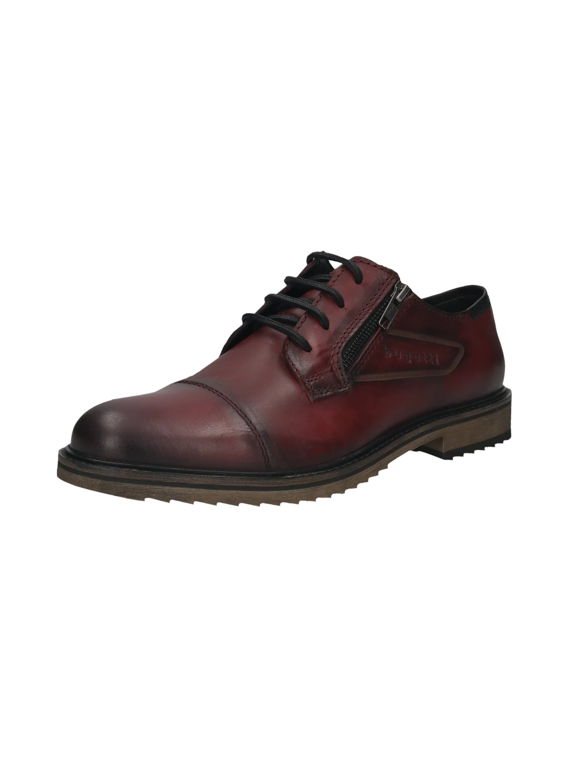bugatti Schnürschuh in Rot: Vorderseite