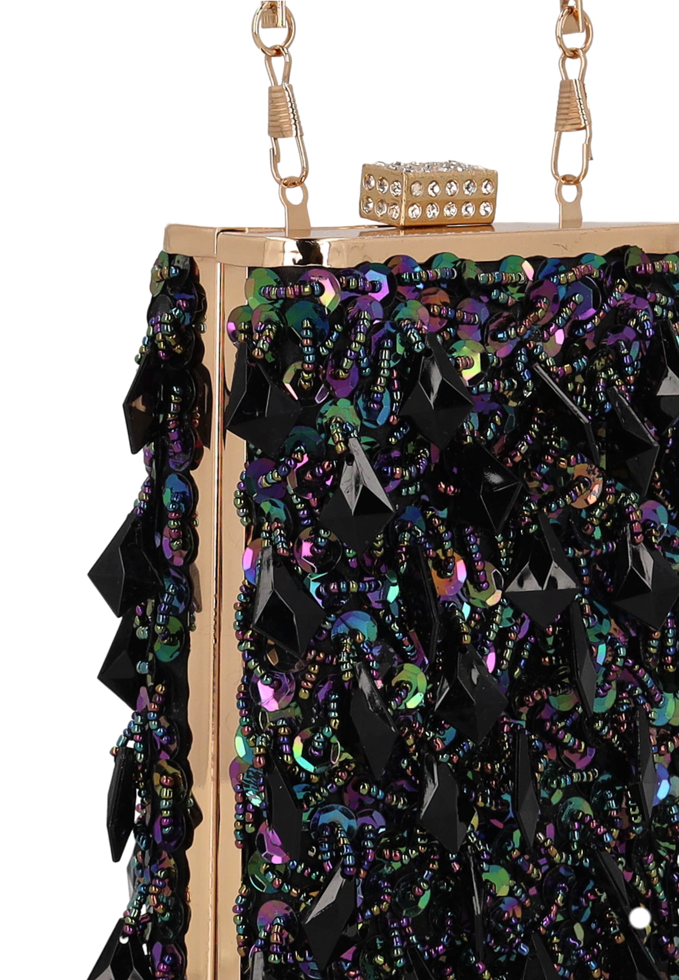 faina - Bolso de noche en azul