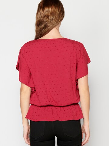 KOROSHI Bluse in Rot