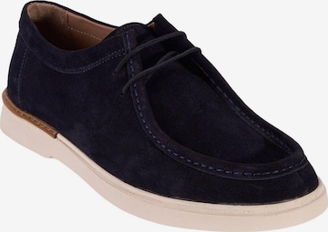 Chaussure à lacets 'DESA Herren-Schnürschuhe aus Wildleder' Desa en bleu : devant