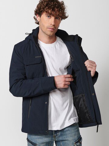 KOROSHI Between-Season Jacket in Blue
