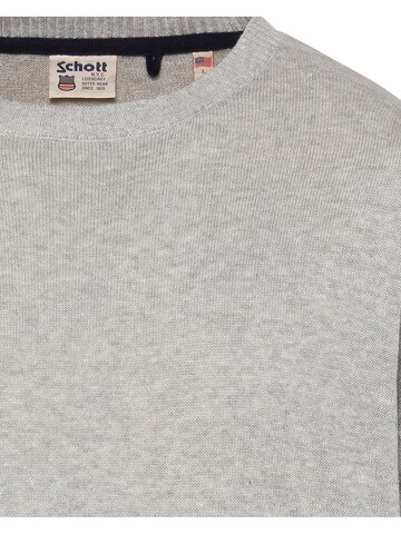 Schott NYC Sweater in Grey
