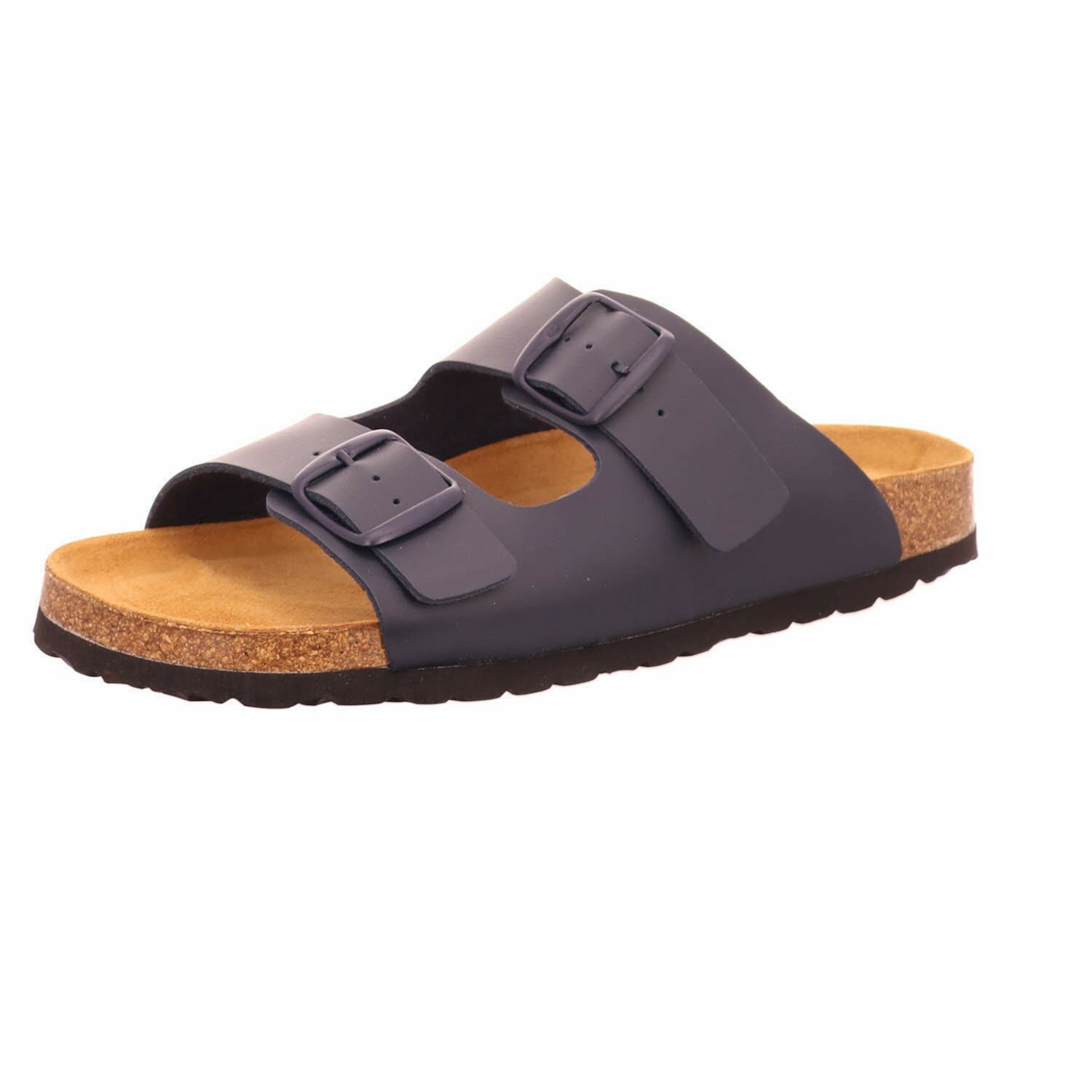 Longo Pantolette in Blau: Vorderseite