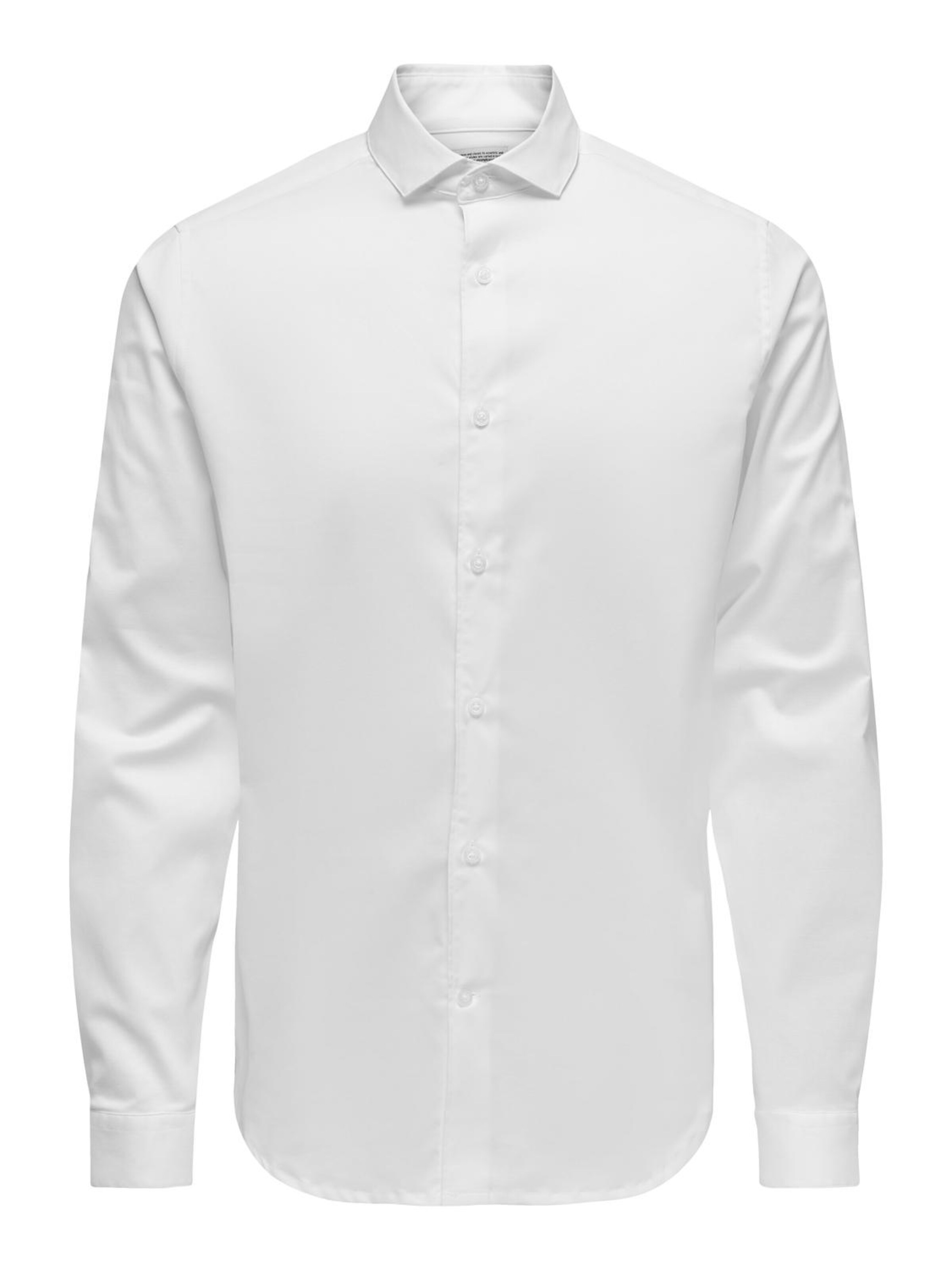 Chemise 'ONSJordan' Only & Sons en blanc : devant