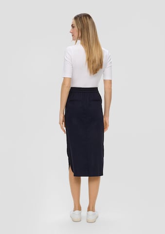 s.Oliver Skirt in Blue: back