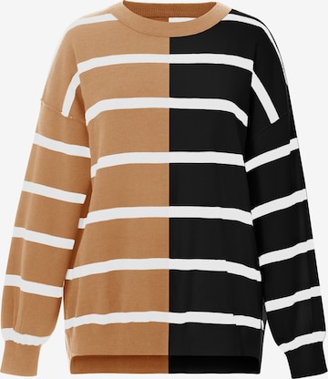 Imily Bela - Sudadera en marrón: frente