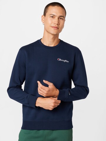 Champion Authentic Athletic Apparel Sweatshirt in Blue: front