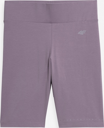 4F Workout Pants in Purple: front