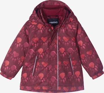 Reima Winter Jacket 'Ruis' in Red: front