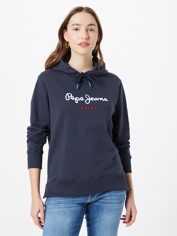 Pepe Jeans - Sudadera 'Calista' en azul: frente