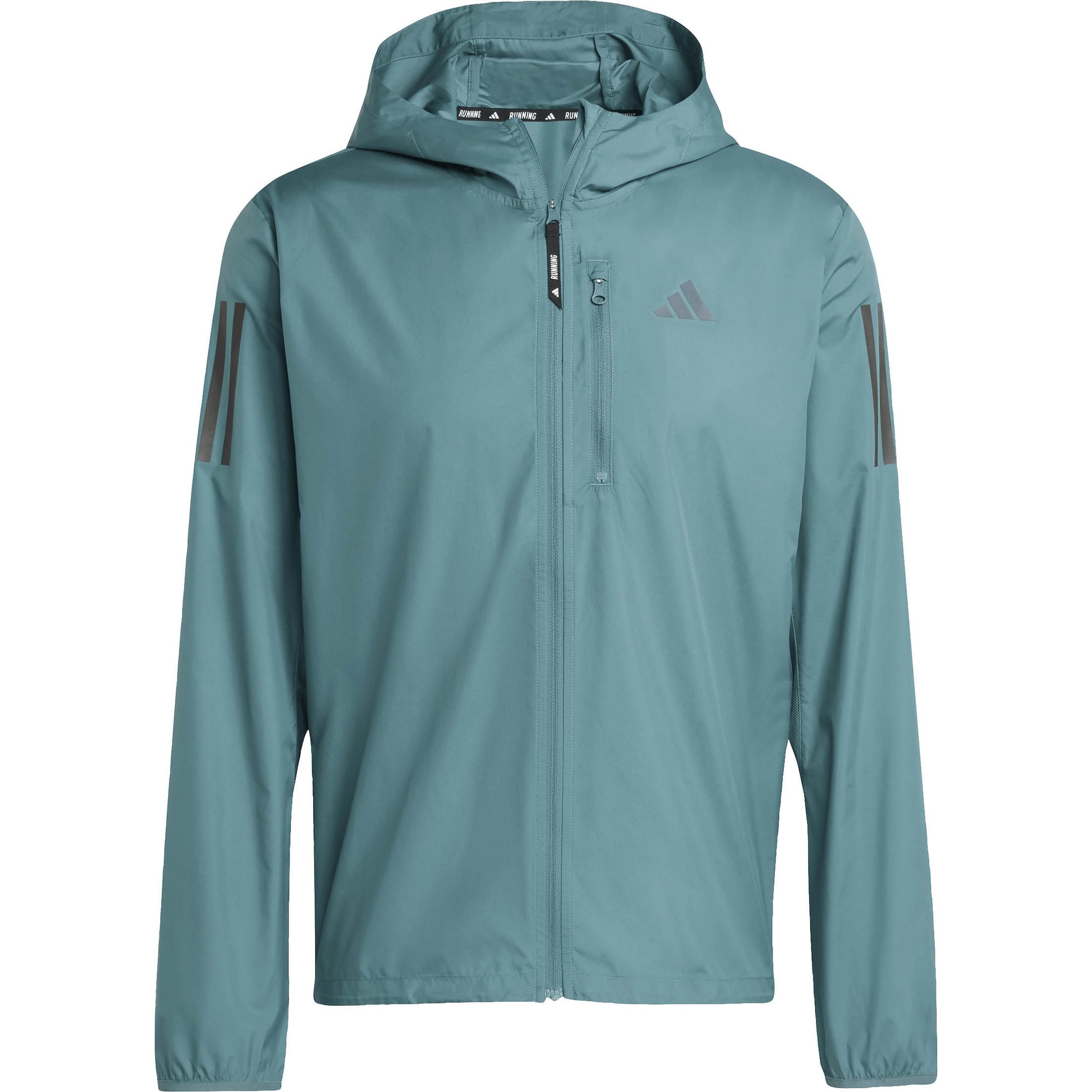 ADIDAS PERFORMANCE Athletic Jacket 'Own The Run' in Green: front