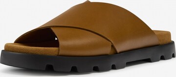 CAMPER Slippers ' Brutus ' in Brown: front