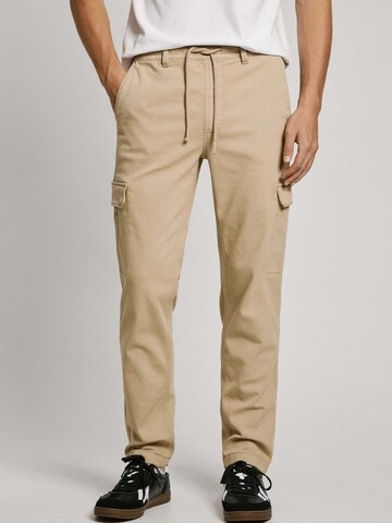 Slimfit Pantaloni cargo di Pepe Jeans in beige: frontale