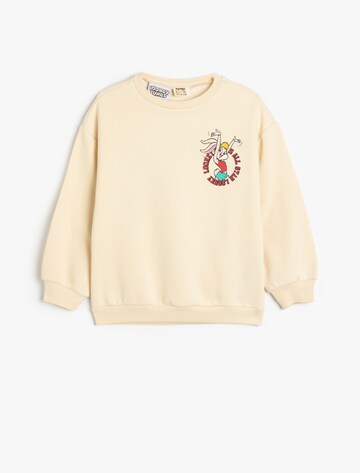 Koton Sweatshirt in Beige: Vorderseite