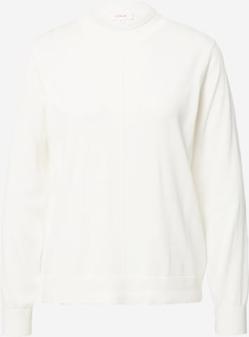 s.Oliver Sweater in Beige: front