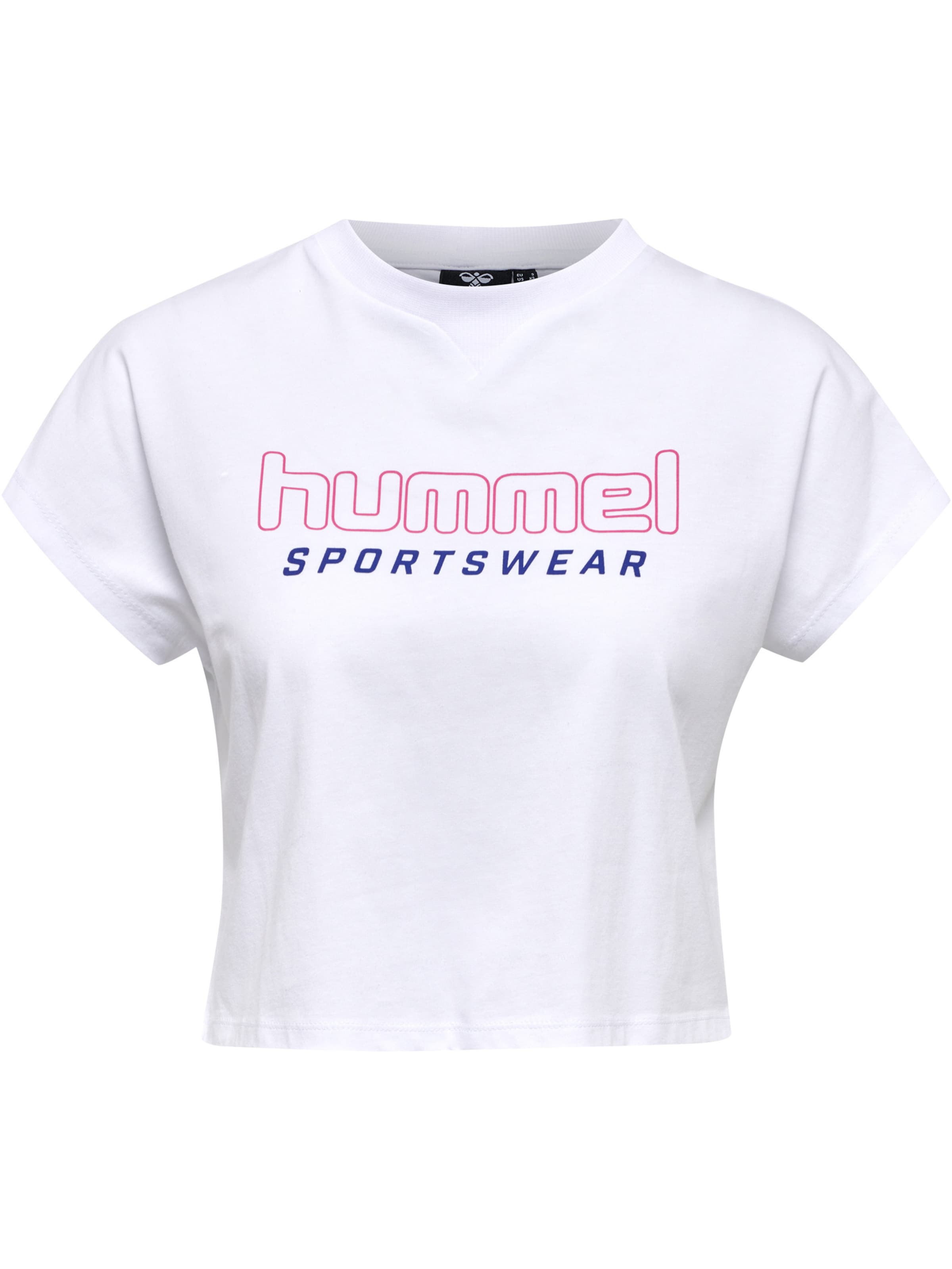 Hummel Sportshirt in Weiß: Vorderseite