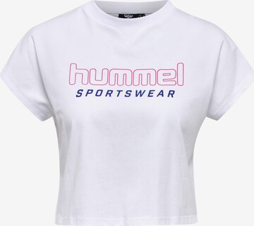 T-shirt fonctionnel Hummel en blanc : devant