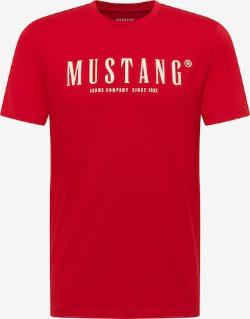 T-Shirt 'Austin' MUSTANG en rouge : devant