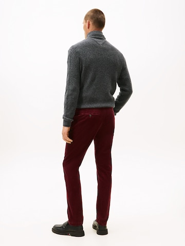 Regular Pantalon chino 'Denton' TOMMY HILFIGER en rouge
