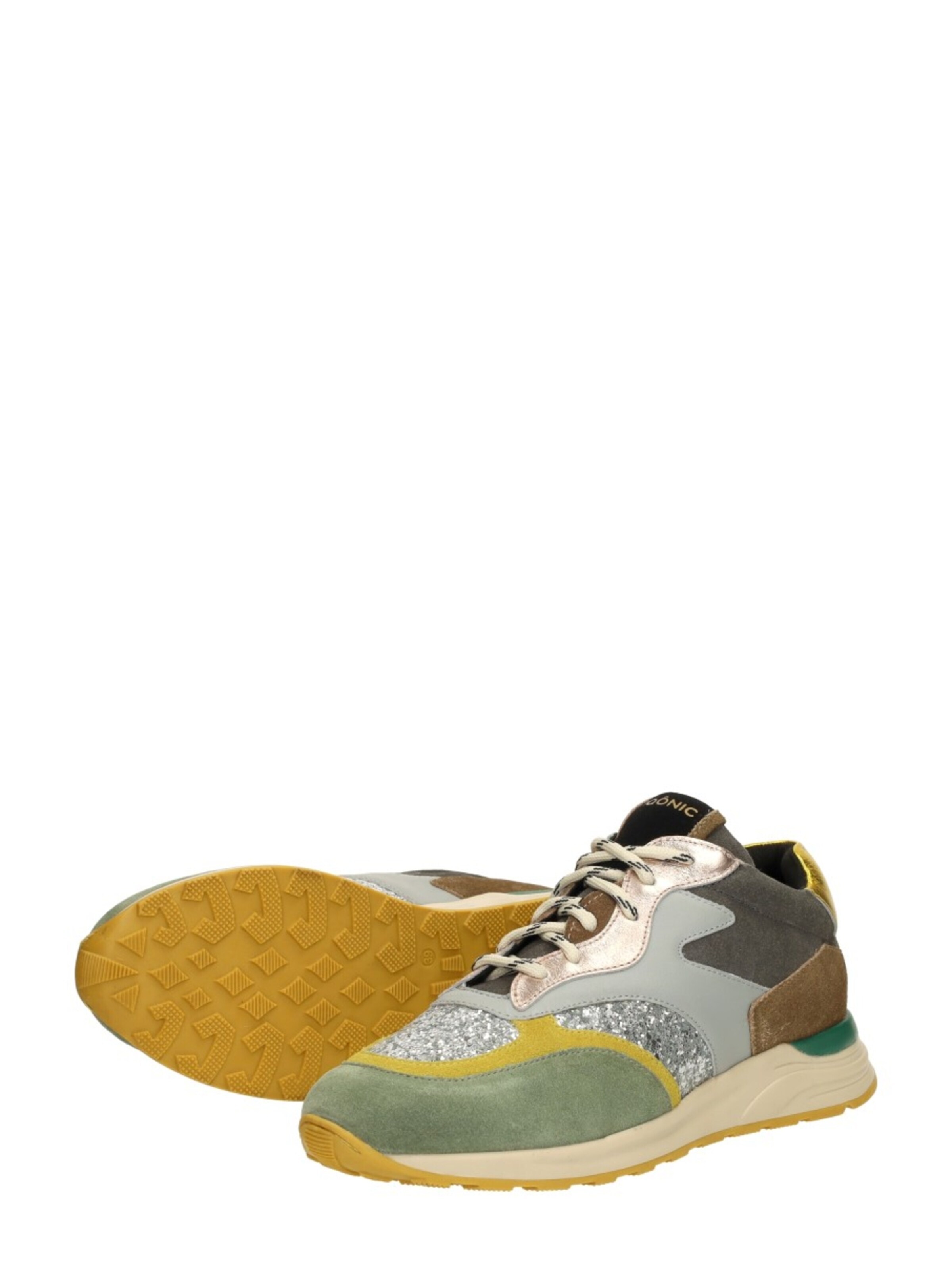 Baskets basses 'Sneakers Laag' Iqonic en vert